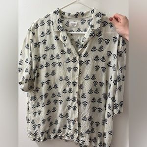 Aritzia Wilfred Free Oversized Blouse